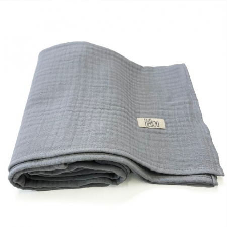 Plena Muslin 100x100 Light Grey