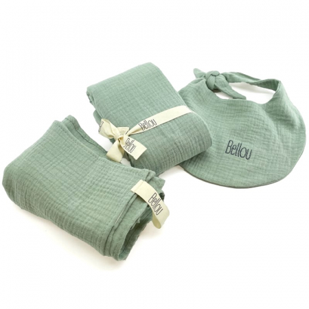 Set Triple Muslin Mint
