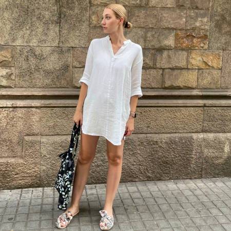 Halenka White Muslin